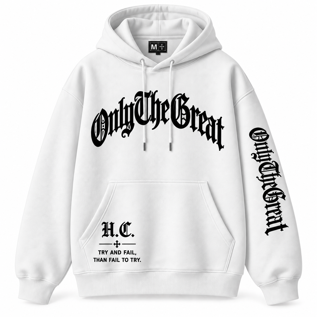 Signature Hoodie — White / Solid