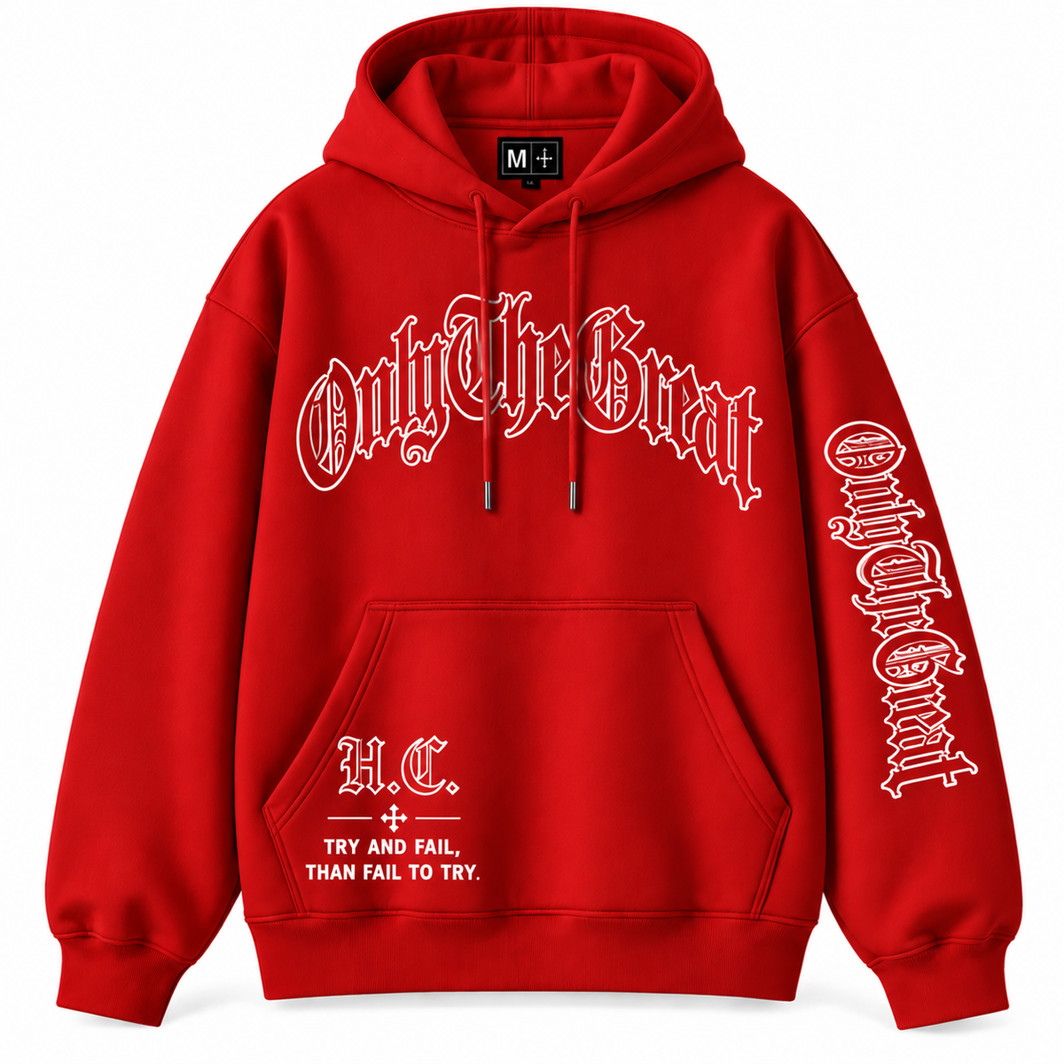 Signature Hoodie — Red / Hollow