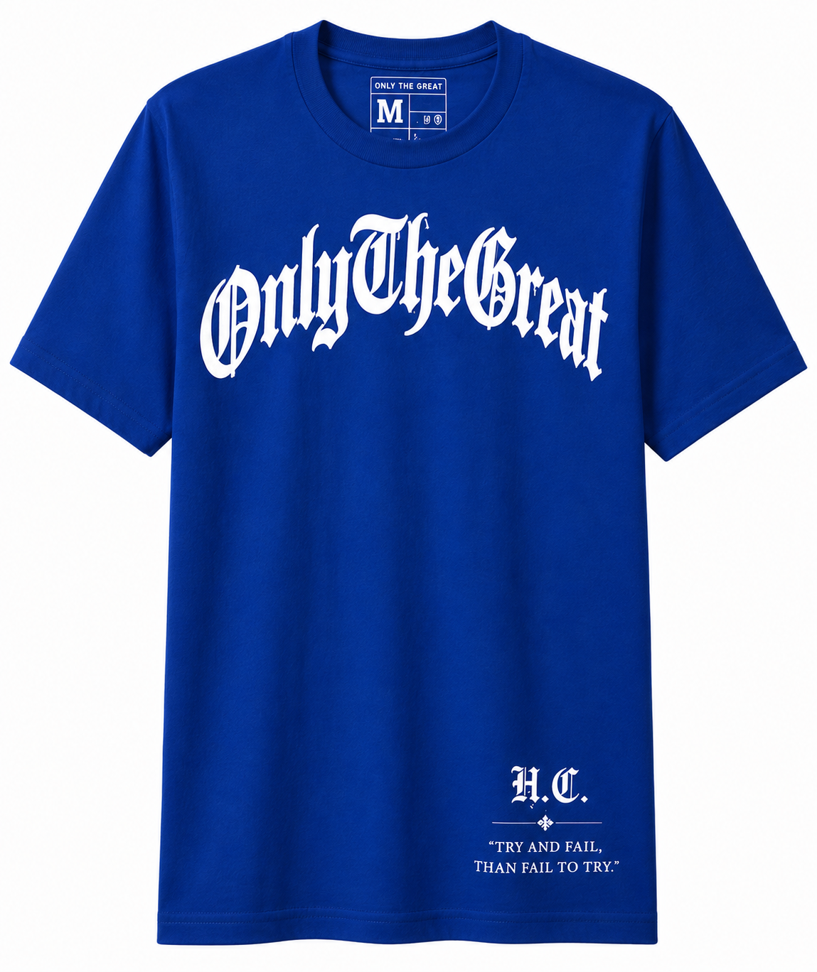 Signature Tee — Royal Blue / Solid