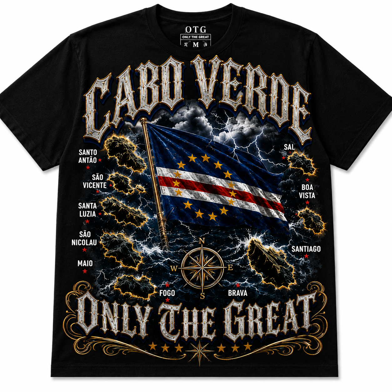 Cabo Verde Tee — Flag Edition