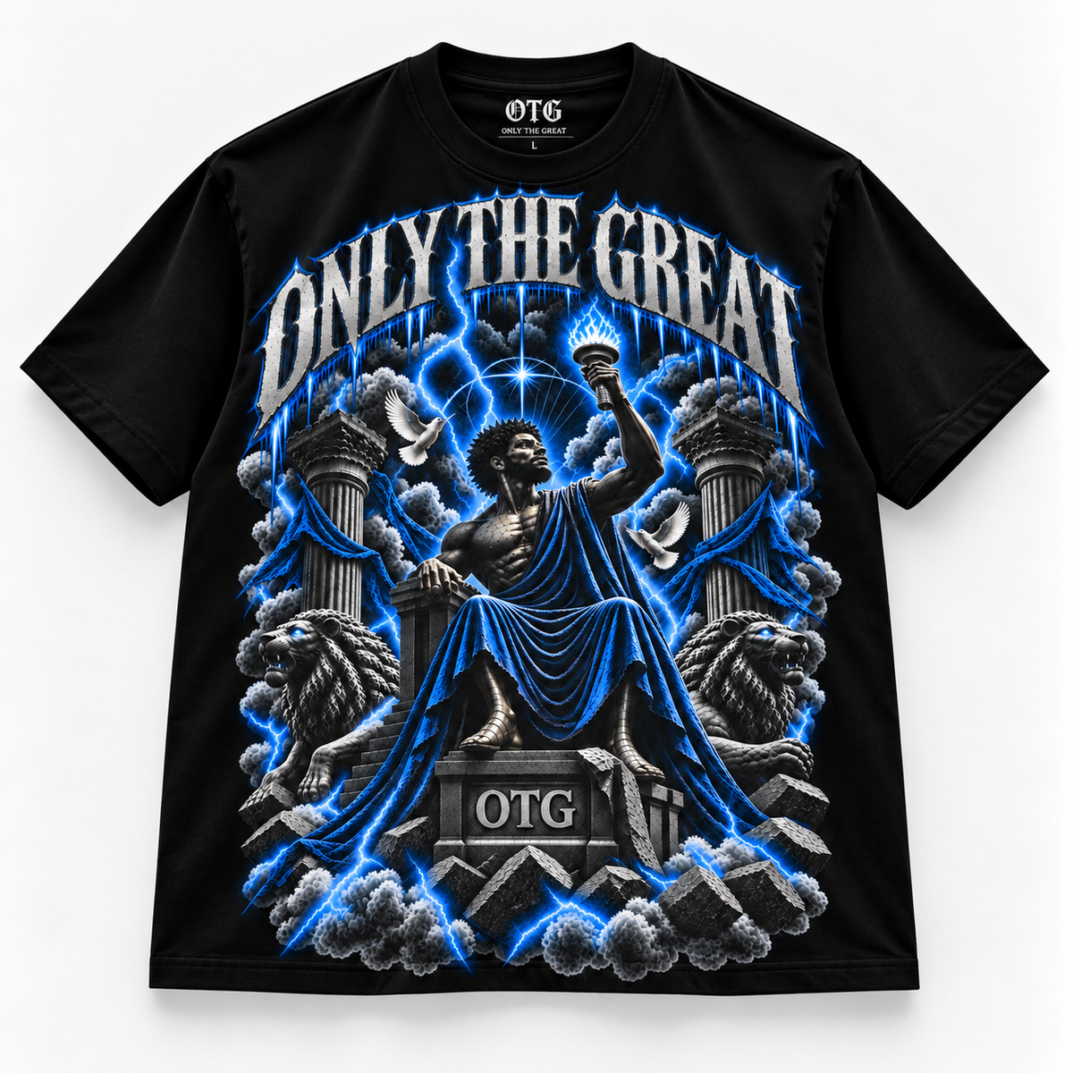 Monument to Greatness Tee — Blue