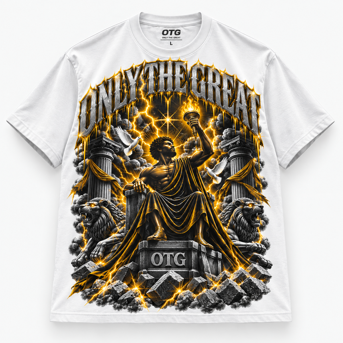 Monument to Greatness Tee — Gold