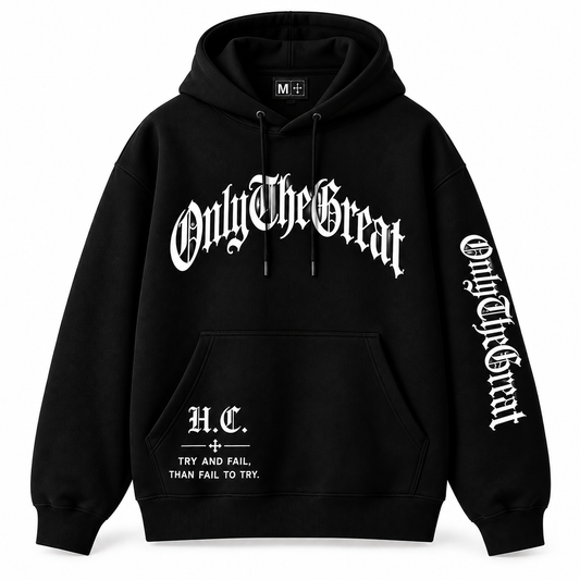 Signature Hoodie — Black / Solid