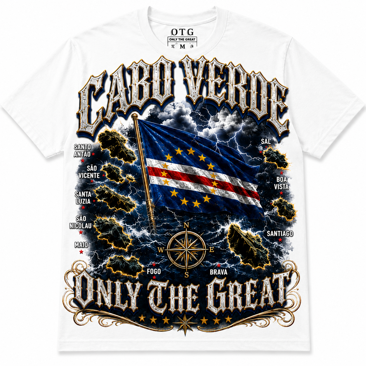 Cabo Verde Tee — Flag Edition